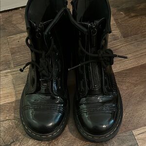 Dr. Martens Black Kids Boots